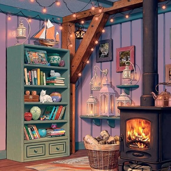 New sealed Ravensburger 500 pcs Large Format Puzzle-Cozy Retreat - Picture 5 of 13